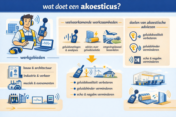 Alles over het beroep akoesticus Wat doet een akoesticus